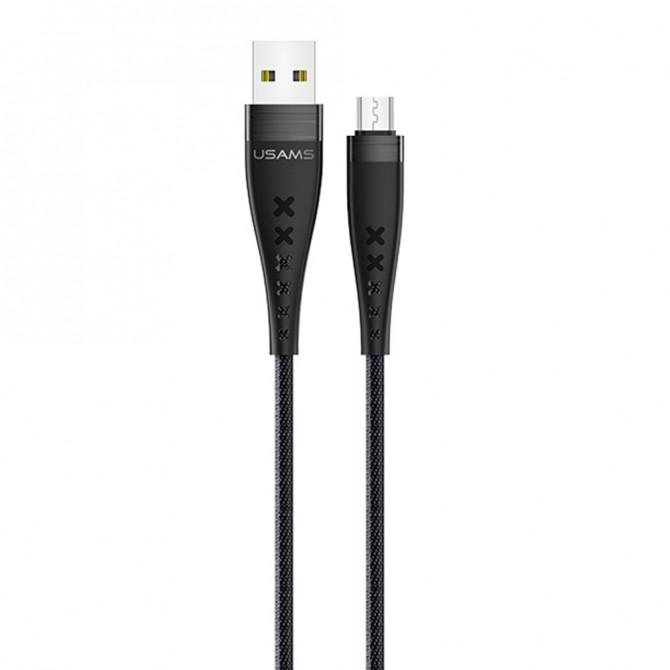 Кабель Usams U11 US-SJ251 Micro - USB 1.2m Чёрный (SJ251USB01)