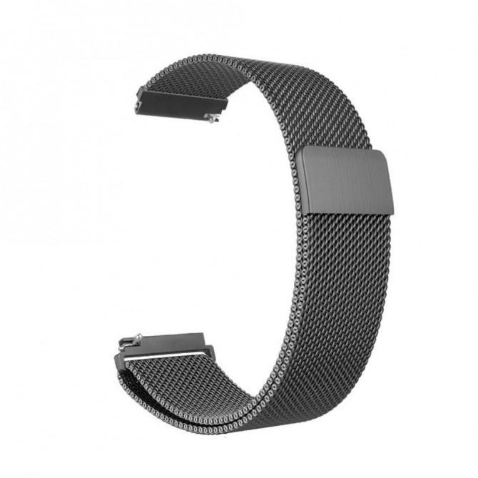 Ремешок для браслета Xiaomi Amazfit 20mm milanese design Black