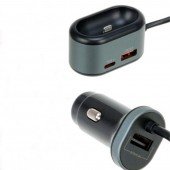 Автомобільний зарядний пристрій XO CC-29 1 USB QC 3.0 + Type-C PD (35W) + Lightning Cable Black Автомобільний зарядний пристрій XO CC-29 1 USB QC 3.0 + Type-C PD (35W) + Lightning Cable Black