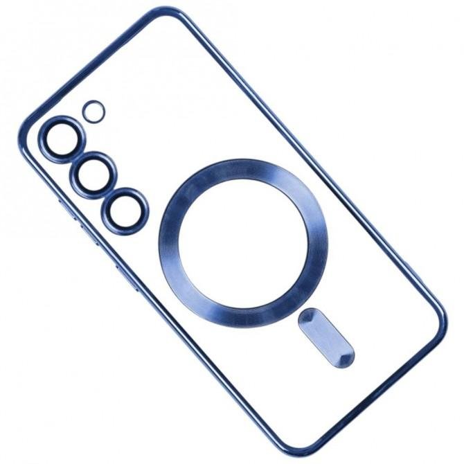 Силиконовый чехол SHINING with MagSafe для Samsung Galaxy S23 Blue-1