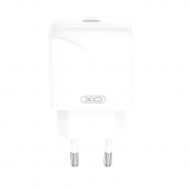 Мережевий зарядний пристрій XO L141 20W USB-C White+ Type-C to type-c Cable