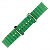 Ремінець універсальний силіконовий Marine Double 20mm Темно Зелений Ремінець універсальний силіконовий Marine Double 20mm Темно Зелений