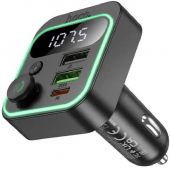 ФМ Модулятор Hoco with Charger E85 PD20W+QC3.0 Black ФМ Модулятор Hoco with Charger E85 PD20W+QC3.0 Black