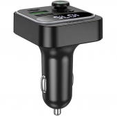 ФМ Модулятор Hoco with Charger E85 PD20W+QC3.0 Black ФМ Модулятор Hoco with Charger E85 PD20W+QC3.0 Black