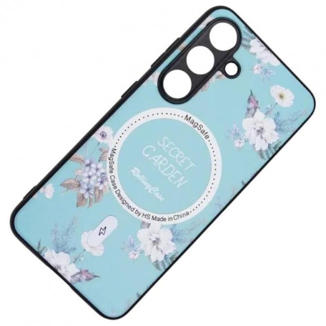 Чехол TPU+PC Secret Garden для Samsung Galaxy A15 4G/5G Mint-3