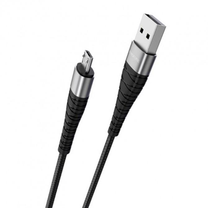 USB Кабель Borofone BX32 Munificent MicroUSB Black 1m