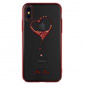 Чехол Kingxbar Diamond Series для iPhone Xs Max Heart Red Чехол Kingxbar Diamond Series для iPhone Xs Max Heart Red