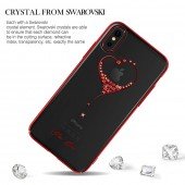 Чехол Kingxbar Diamond Series для iPhone Xs Max Heart Red Чехол Kingxbar Diamond Series для iPhone Xs Max Heart Red
