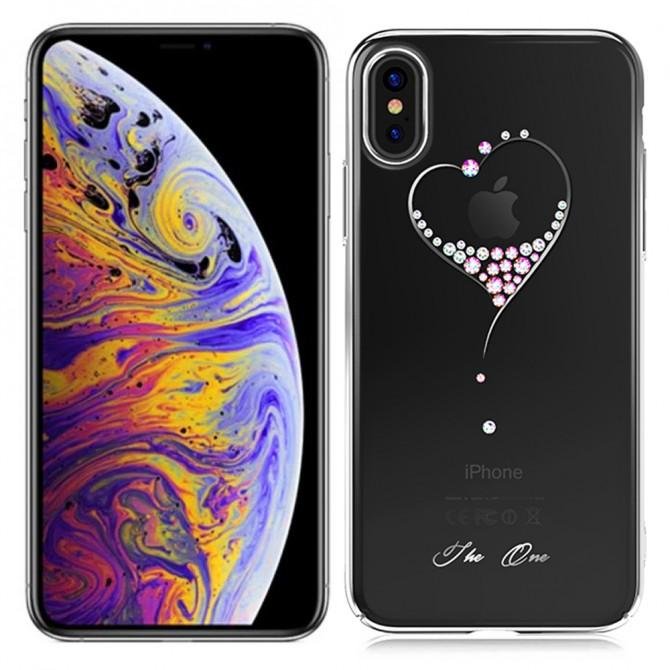 Чехол Kingxbar Diamond Series для iPhone Xs Max Heart Silver