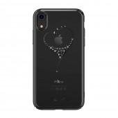 Чехол Kingxbar Diamond Series для iPhone XR Heart Чёрный