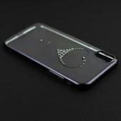 Чехол Kingxbar Diamond Series для iPhone XR Heart Чёрный
