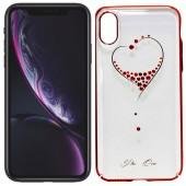 Чохол Kingxbar Diamond Series для iPhone XR Heart Червоний
