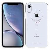 Чохол Kingxbar Diamond Series для iPhone XR Heart Срібло