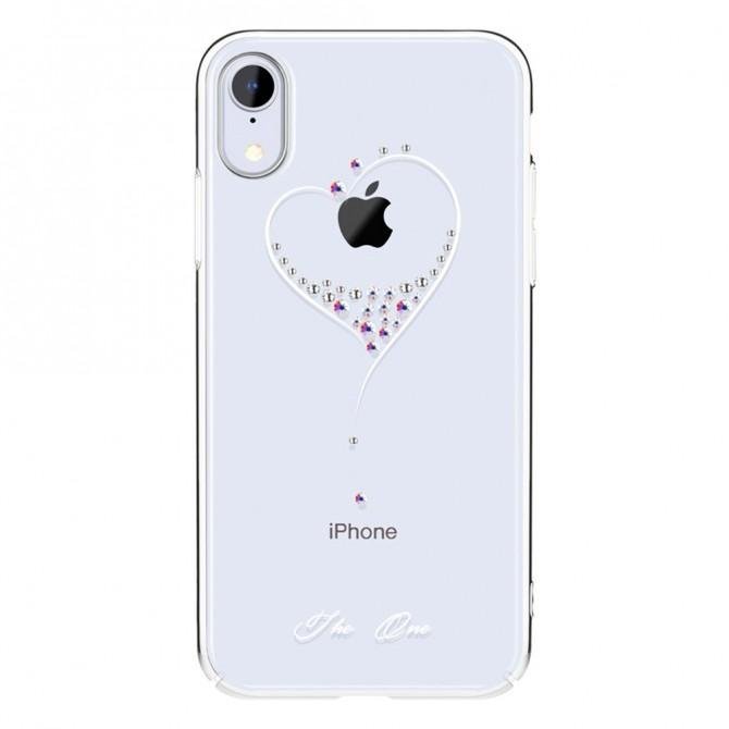 Чехол Kingxbar Diamond Series для iPhone XR Heart Silver-1