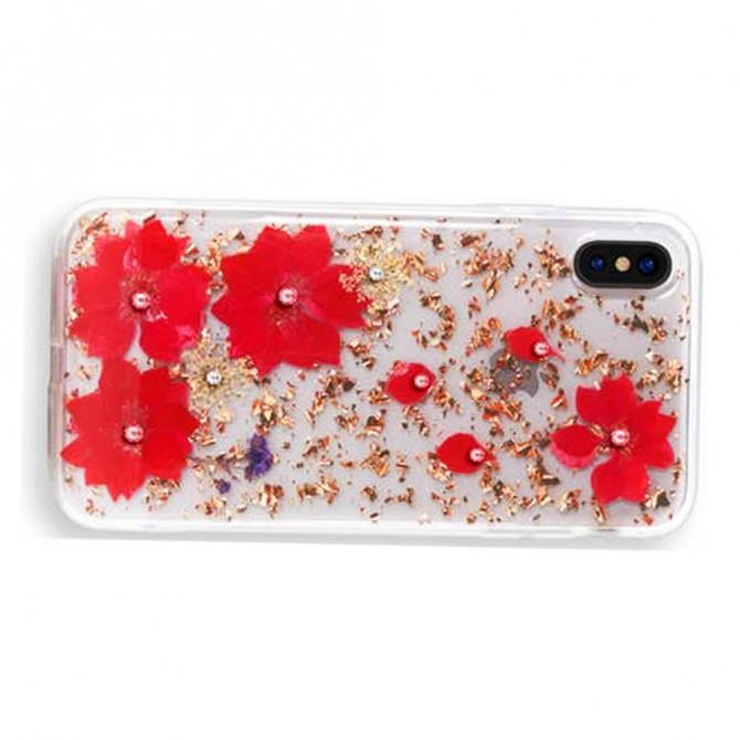 Чохол Cavaro Elegant Series для iPhone Xs Max Flower Золотий-3
