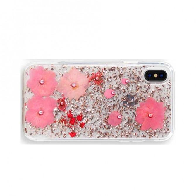 Чехол Cavaro Elegant Series для iPhone Xs Max Flower Pink-3