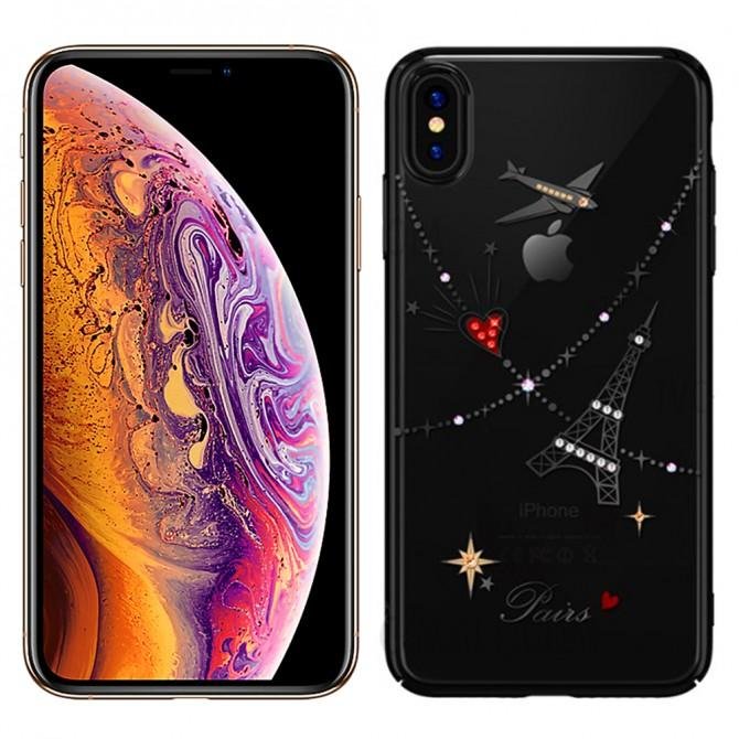 Чехол Cavaro Travel Series для iPhone Xs Max Paris Чёрный