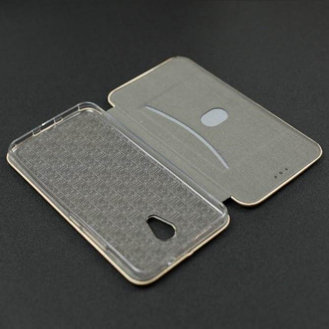 Чохол книжка U-Like Best для Meizu M5s Золотий-4