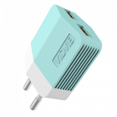 Сетевое зарядное устройство VIDVIE Lightning (Dual, 2.4A) PLE203N Blue Сетевое зарядное устройство VIDVIE Lightning (Dual, 2.4A) PLE203N Blue