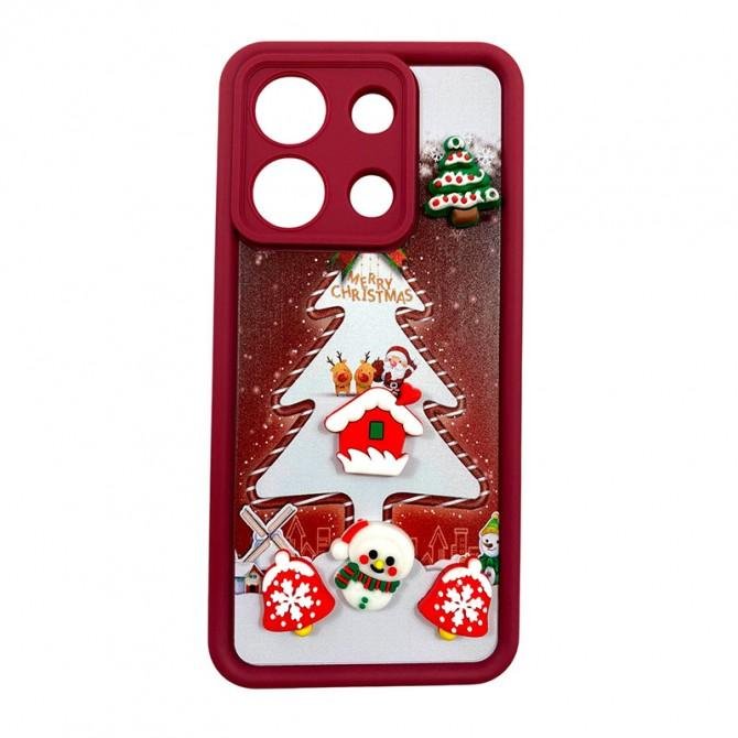 Чехол TPU Christmas Toys для Xiaomi Redmi Note 13 4G (Red)
