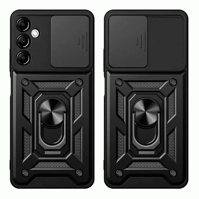 Чохол HONOR Hard Defence Series Samsung M356 Galaxy M35 5G Black (with Camshield and magnet)-1