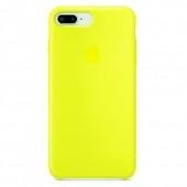 Оригинальный силиконовый чехол для iPhone 7/8 Plus Неоново Желтый FULL