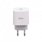 Сетевое зарядное устройство 1Type-C Hoco C76A PD 20W White