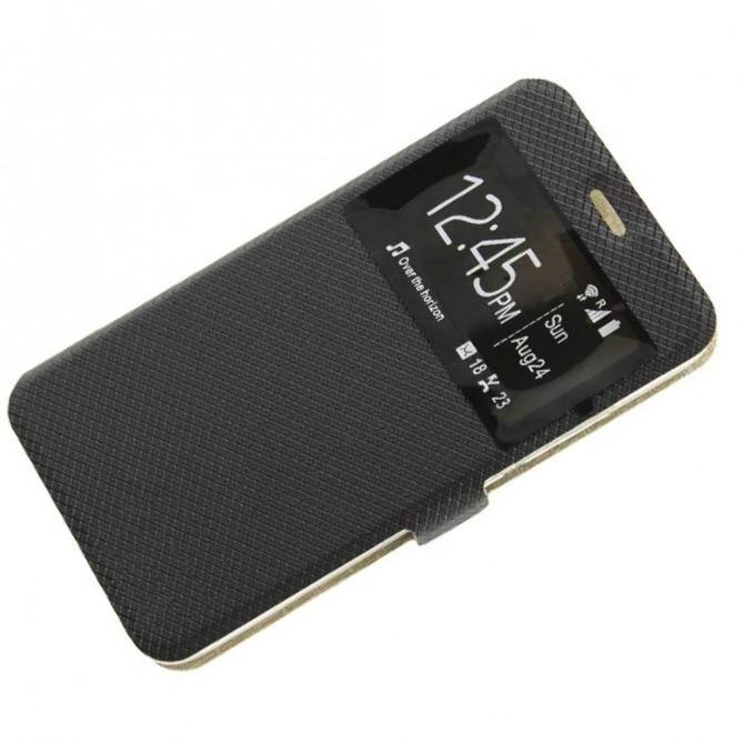 Чехол книжка для Xiaomi Redmi 4S Modern Window Style черный-2