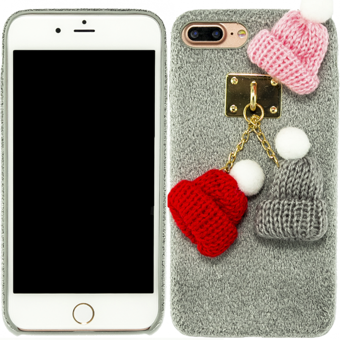 Чохол накладка Jane Beanies series для iPhone 7/8 Plus Сірий