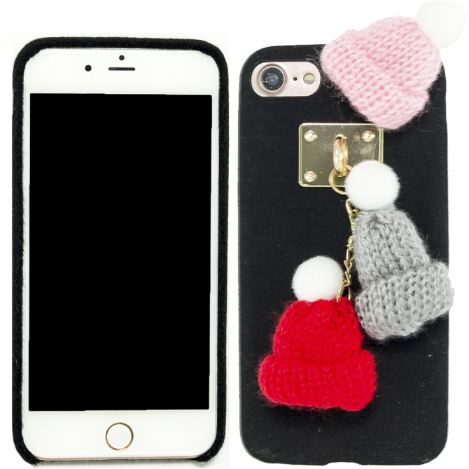 Чехол накладка Jane Beanies series для iPhone 7/8 Черный