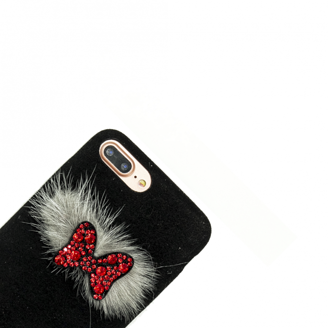 Чехол накладка Jane Butterfly series для iPhone 7/8 Plus Черный-4