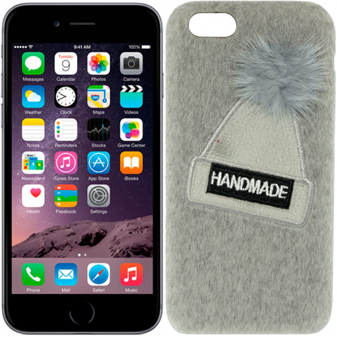 Чохол накладка Jane Winter series для iPhone 6/6s Сірий