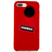 Чехол накладка Jane Winter series для iPhone 7/8 Plus Красный