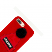 Чехол накладка Jane Winter series для iPhone 7/8 Plus Красный