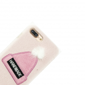 Чехол накладка Jane Winter series для iPhone 7/8 Plus Розовый