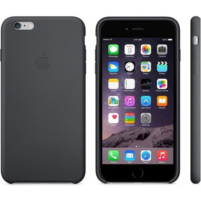 Чехол накладка Apple Silicone case для iPhone 7- Чёрный