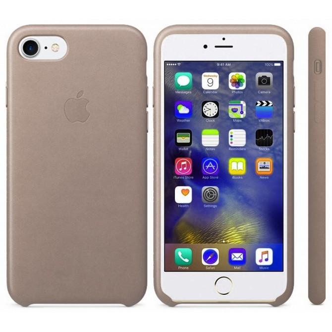 Чехол накладка Apple Silicone case для iPhone 7- Cocoa- orig