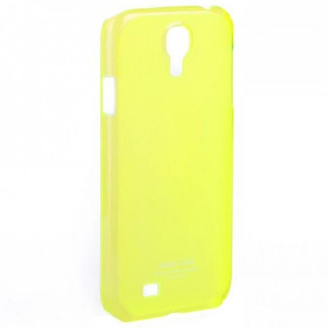 Чехол накладка PC Ultra Slim для Samsung I9500 Yellow-3