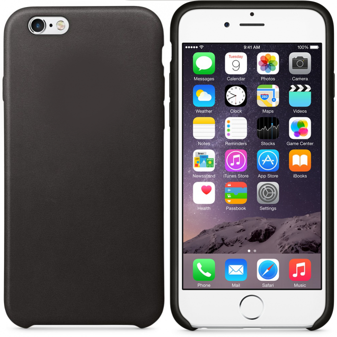Чехол накладка Leather для iPhone 6 plus