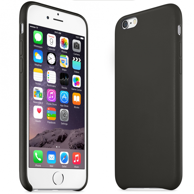 Чехол накладка Leather для iPhone 6 plus-1