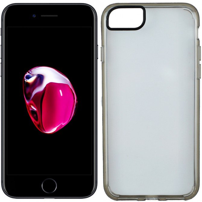 Чохол накладка i-Smile Веселка series case TPU+PC для iPhone 7 Чорний