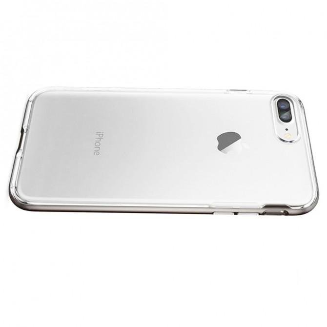 Чехол накладка i-Smile Rainbow series case TPU+PC для iPhone 7 Plus Clear-1