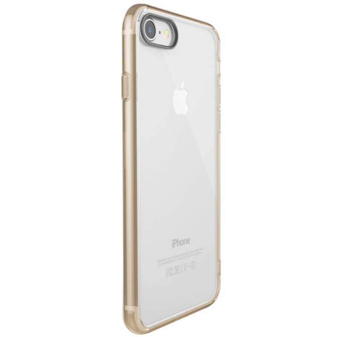Чохол накладка i-Smile Прозорий series case TPU для iPhone 7 Золотий-2