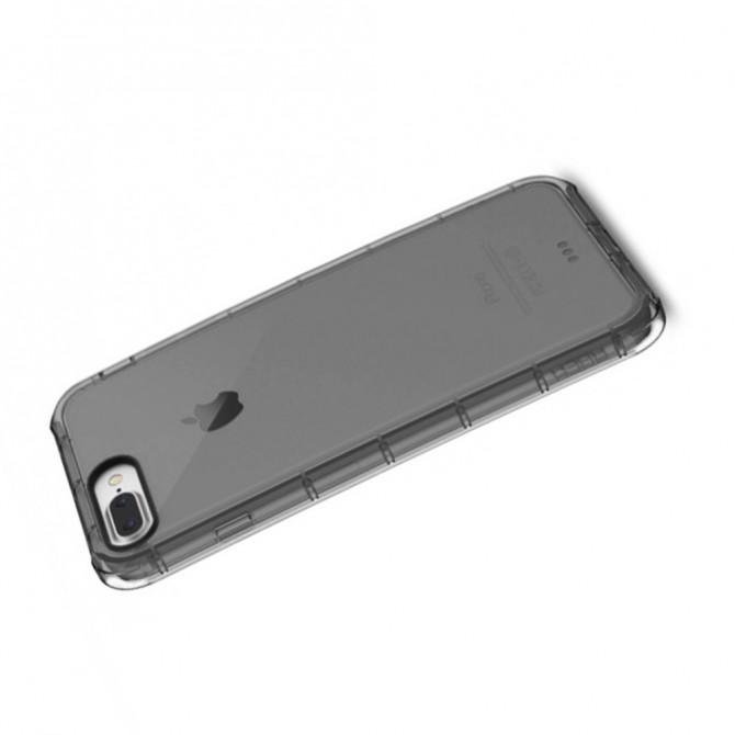 Чехол накладка i-Smile Transparent series case TPU для iPhone 7 Plus Чёрный-1