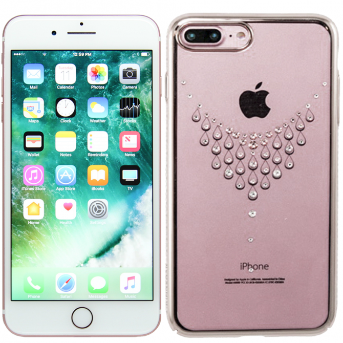 Чохол Kingxbar Diamond Series для iPhone 7 Plus/8 Plus Necklace Рожеве Золото
