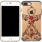 Чехол Kingxbar Elegant Series для iPhone 7 Plus/8 Plus Flower dress Чёрный