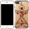 Чохол Kingxbar Elegant Series для iPhone 7 Plus/8 Plus Flower dress Чорний