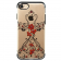 Чохол Kingxbar Elegant Series для iPhone 7/8 Flower dress Чорний
