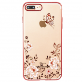 Чехол Kingxbar Flora Series для iPhone 7 Plus/8 Plus Flower Red Чехол Kingxbar Flora Series для iPhone 7 Plus/8 Plus Flower Red