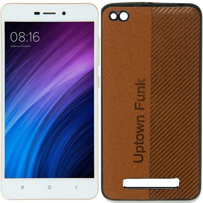 Чехол накладка Monoton для Xiaomi Redmi 4A Brown